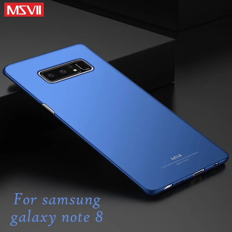 Чехол Msvii для Samsung galaxy Note 8 роскошный жесткий пластиковый матовый чехол-накладка