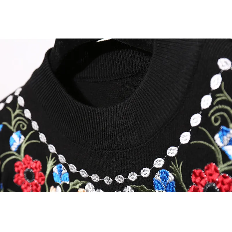 Осенне-зимний комплект из 2 предметов Женский вязаный свитер длинные штаны