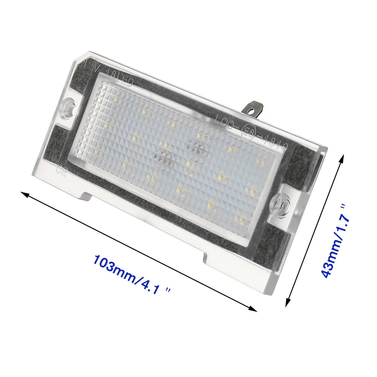 

Plate Light Lamp LED License Number For Land Rover Freelander 1 1998 1999 2000 2001 2002 2003 2004 2005 2006