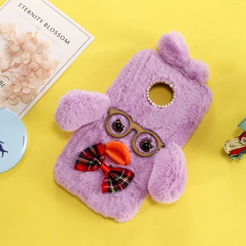 Модный красивый пушистый мягкий стильный защитный чехол для телефона Ulefone Note 7