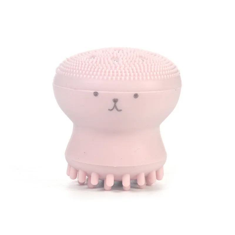 1 шт. мультяшная форма Медузы для очищения лица силиконовая щетка чистки глубокое