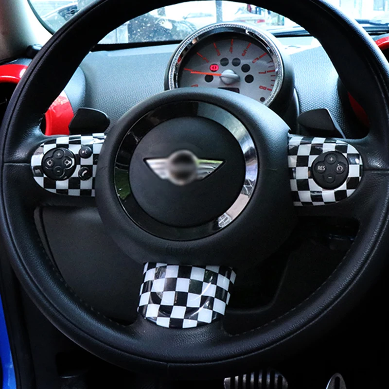 Car Styling Steering Wheel Case Sticker Moulding Cover for Mini Cooper One S JCW R55 R56 R57 R58 R59 R60 R61 accessories | Автомобили и