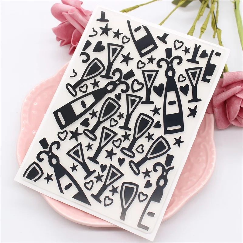 KSCRAFT праздничная пластиковая фотография для рукоделия скрапбукинга бумаги