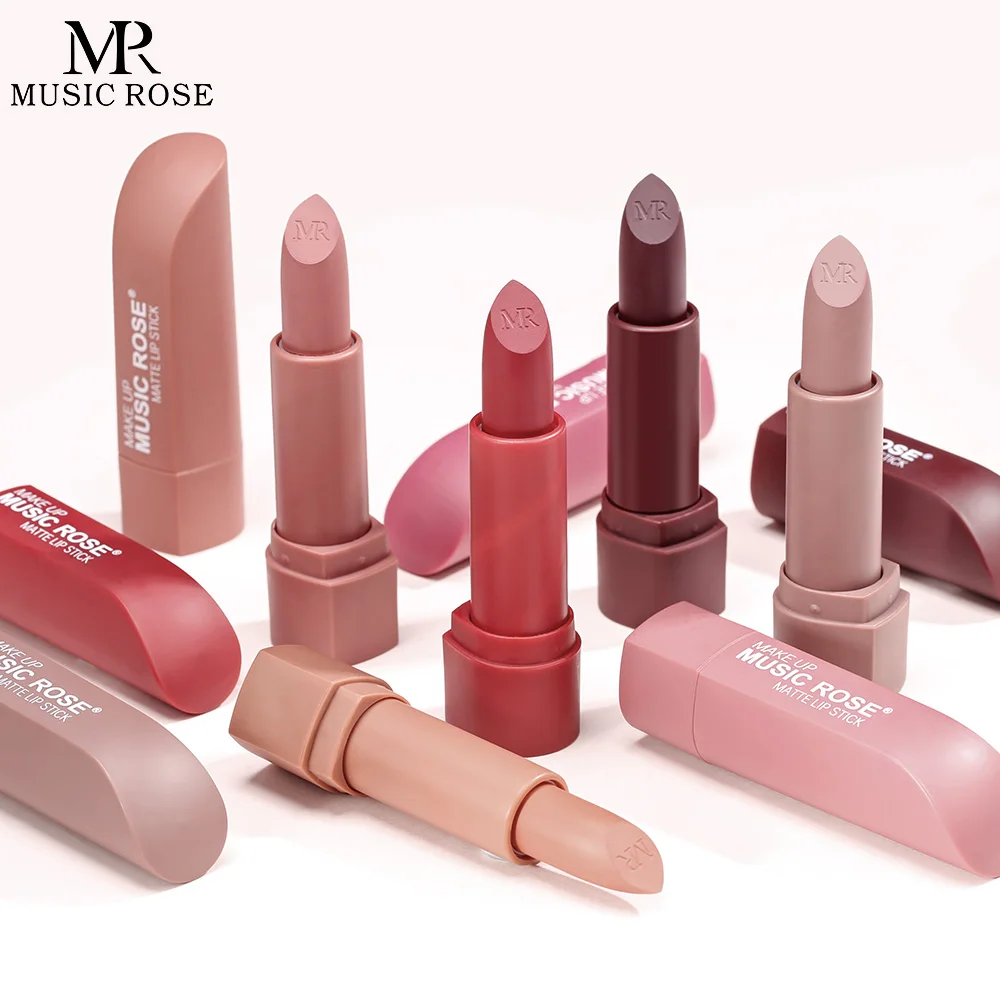 

New Waterproof Nude Matte Velvet Glossy Lip Gloss Lipstick Lip Balm Sexy Red Lip Tint Women Fashion Makeup Cosmetic 12 Colors