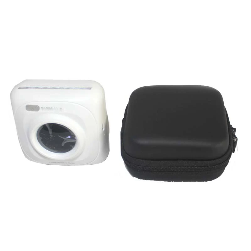 Leather camera case hard travel portable protector for PAPERANG Thermal Printer Photo Camera Bag Accessories | Электроника