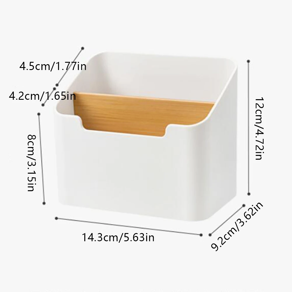 

Desk Organizer Remote Control Storage Box Cosmetic Stationery Supplies Container Desktop Pencil Pen Holders Student Supplies