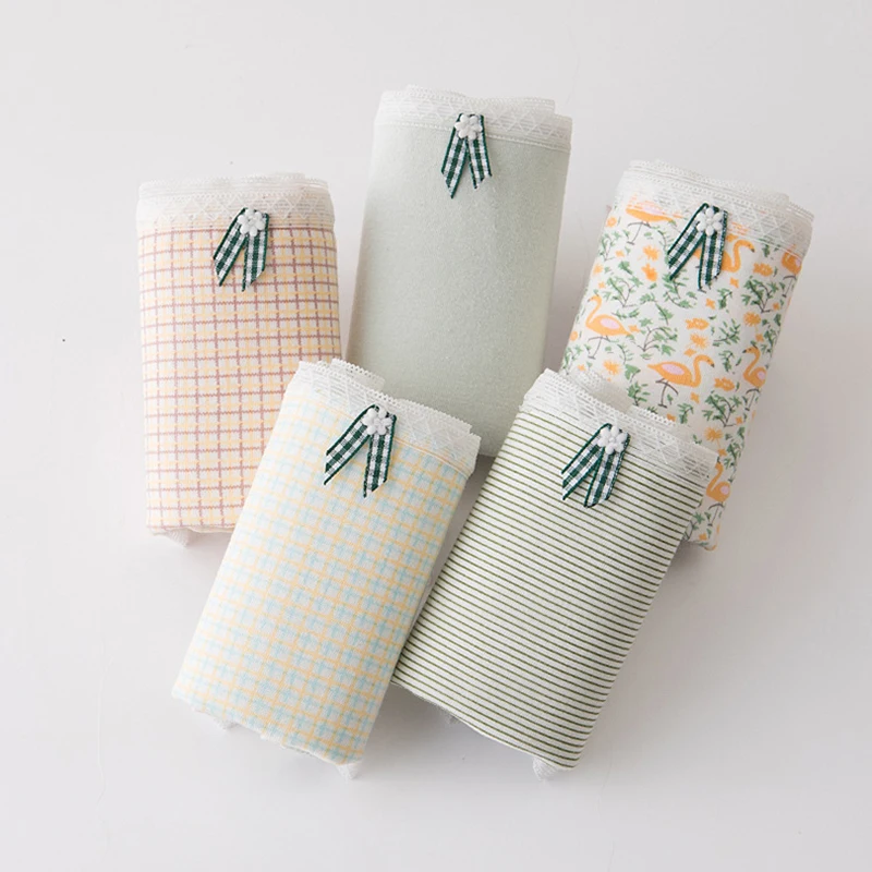 Трусики для девушек Красивые стринги нижнее белье хлопковые сексуальные