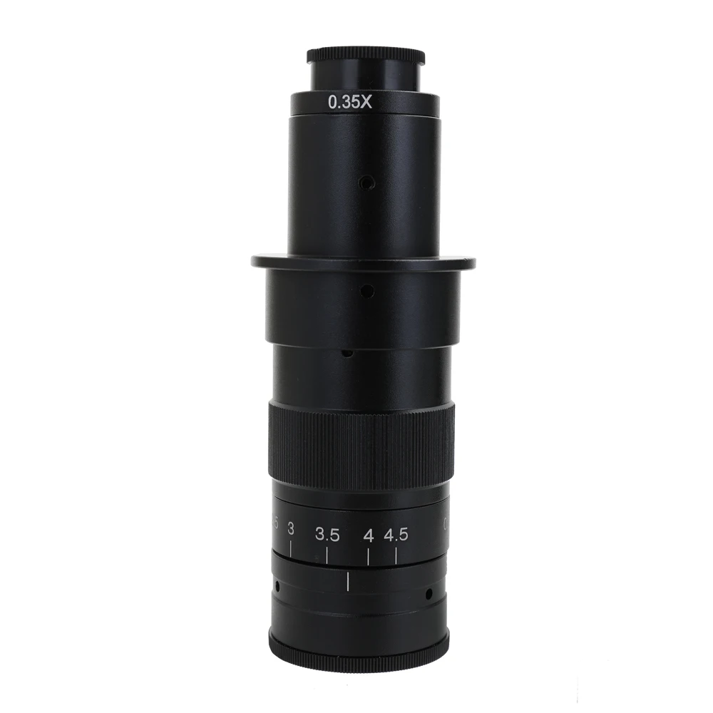 Регулируемая линза C mount 180X 120X 300X 200X 130X увеличение 0 7x ~ 4 5x 25 мм для USB интерфейса