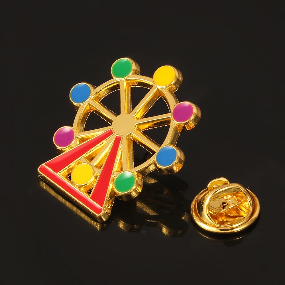 Мультяшная эмалированная булавка Милая воздушная брошь в форме воздушного шара