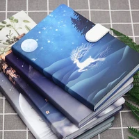 retro hardcover notebook a5 personal planner for note taking magnetic closure b03c