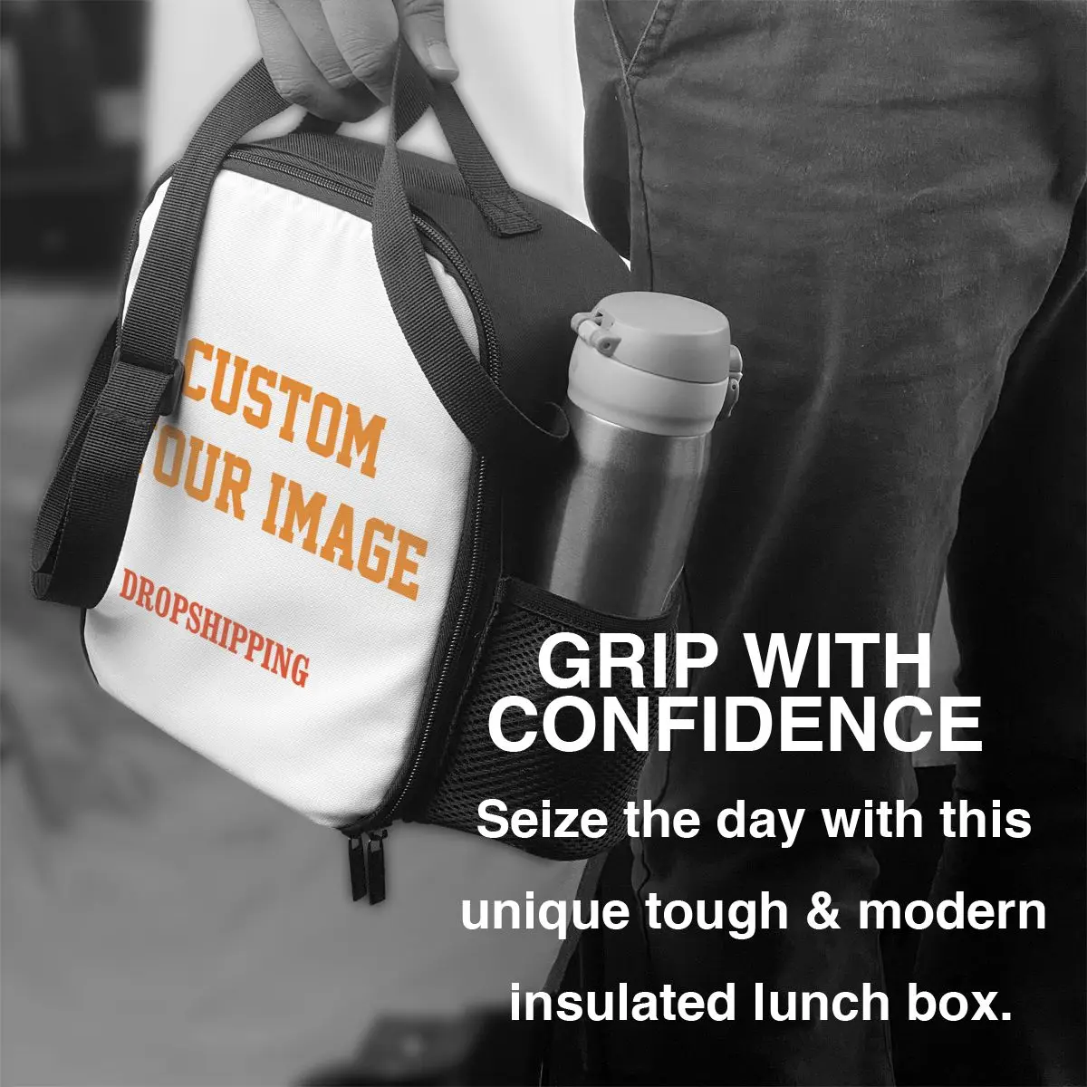 WHEREISART Новый ланч-мешок для детей индивидуальный логотип печать изображений