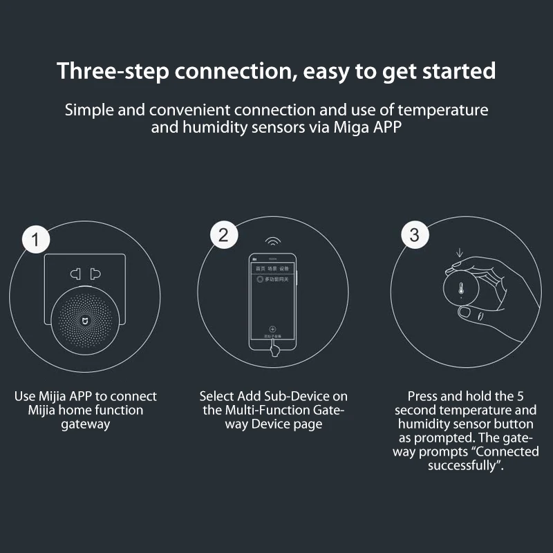 Оригинальный Xiaomi mi умный датчик температуры и Hu dity jia Умный домашний термометр WiFi