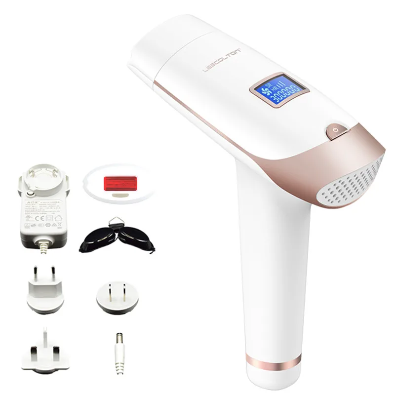 

Lescolton 700000 times 3in1 Depilador a Laser IPL Epilator Hair Removal LCD Display Machine Laser Permanent Bikini Trimmer
