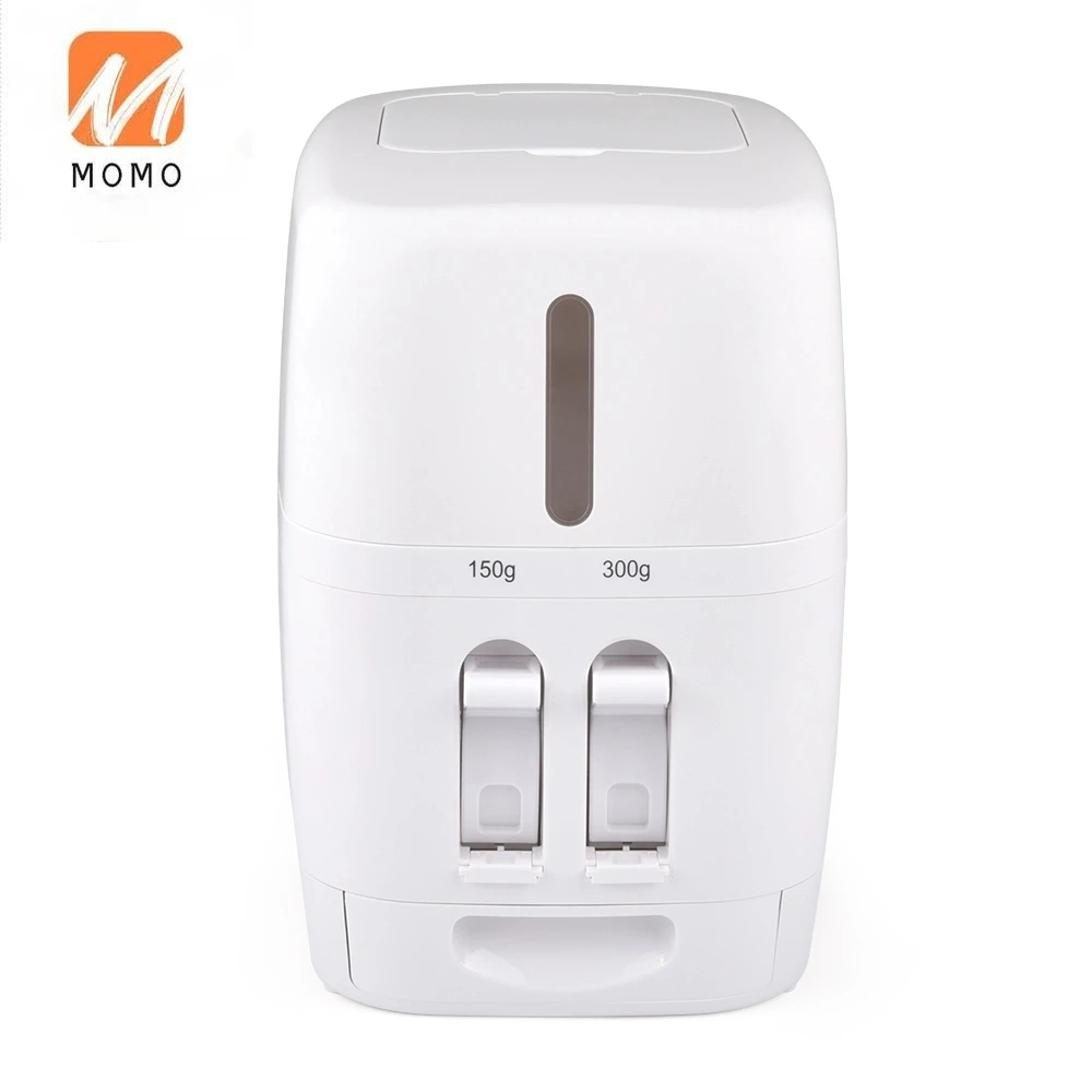 

household high quality plastic storage food box with rice dispenser Plastic Storage Container max capacity 12.5kg rice