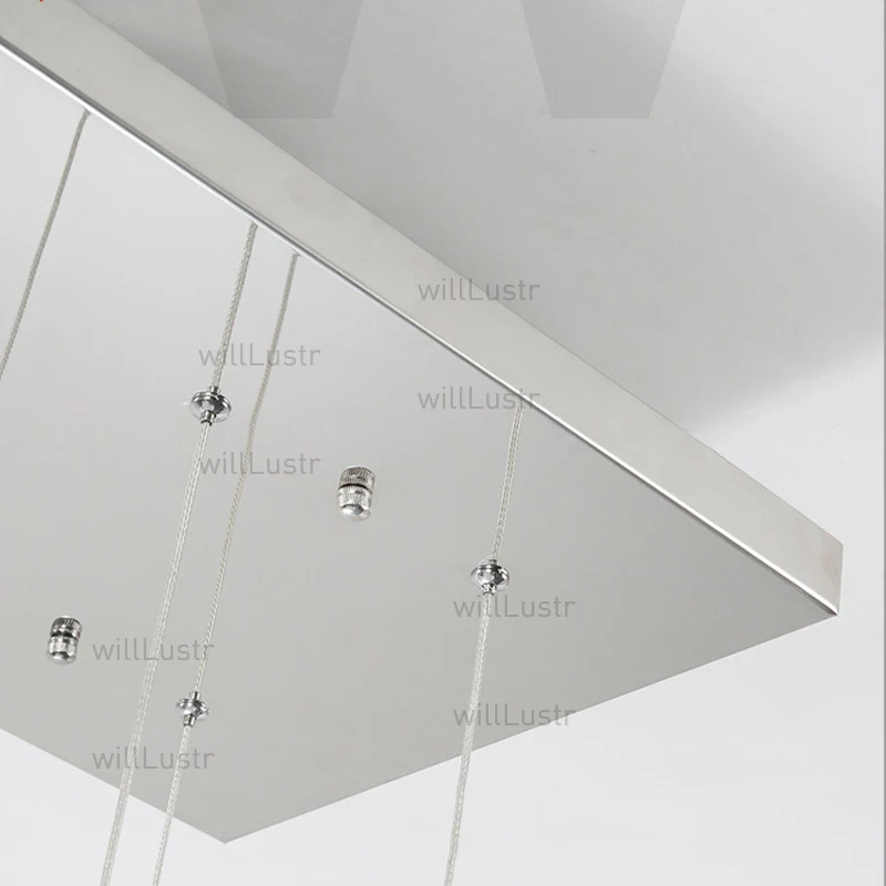 Хрустальная люстра K9 с пузырьковым стеклянным шариком подвесной светильник для