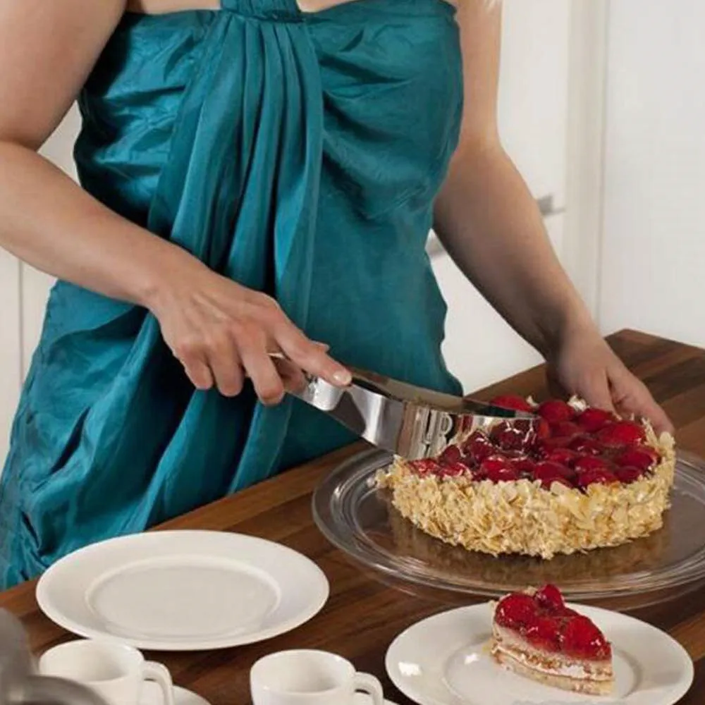 Нержавеющая сталь торт слайсер сервер пирог нож для выпечки резак пустыня лист