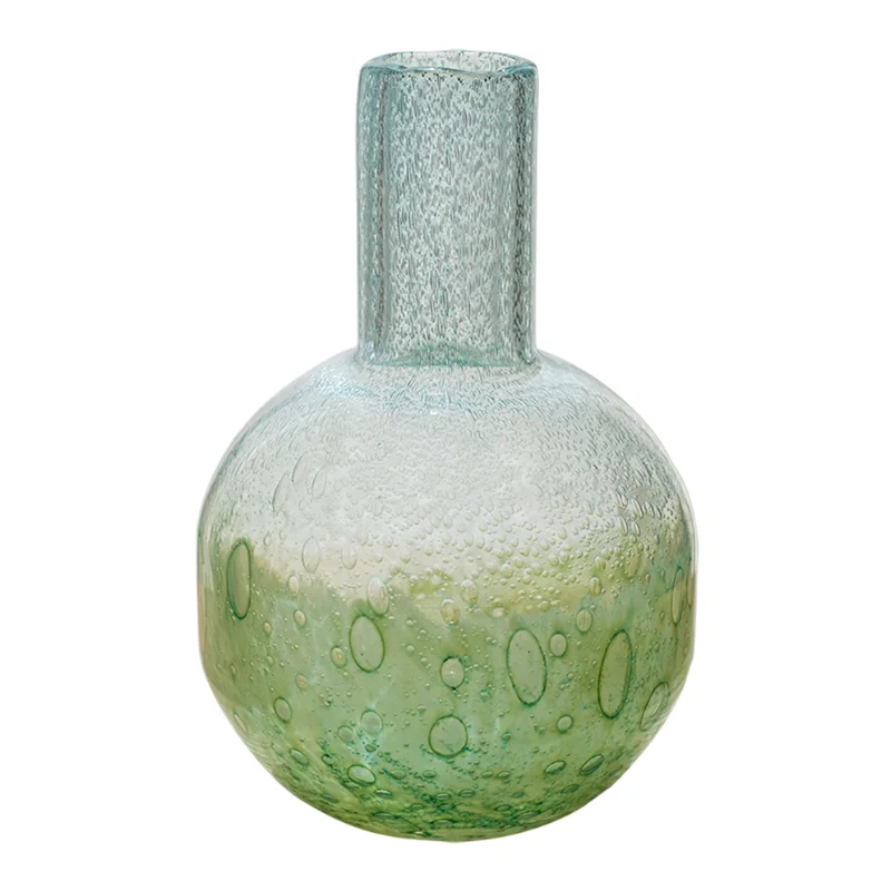 

Creative Glass Tabletop Simple Vase European Style Hydroponics Narrow Mouth Flower Vase Small Floreros Room Accessories AH50VS