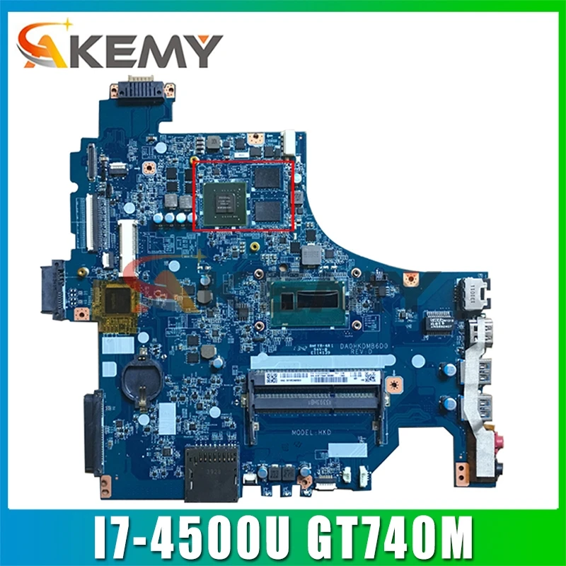 

For Sony SVF153 SVF153A Laptop Motherboard With I7-4500U CPU GT740M GPU DA0HKDMB6D0 A1971741A Mainboard 100% Fully Tested