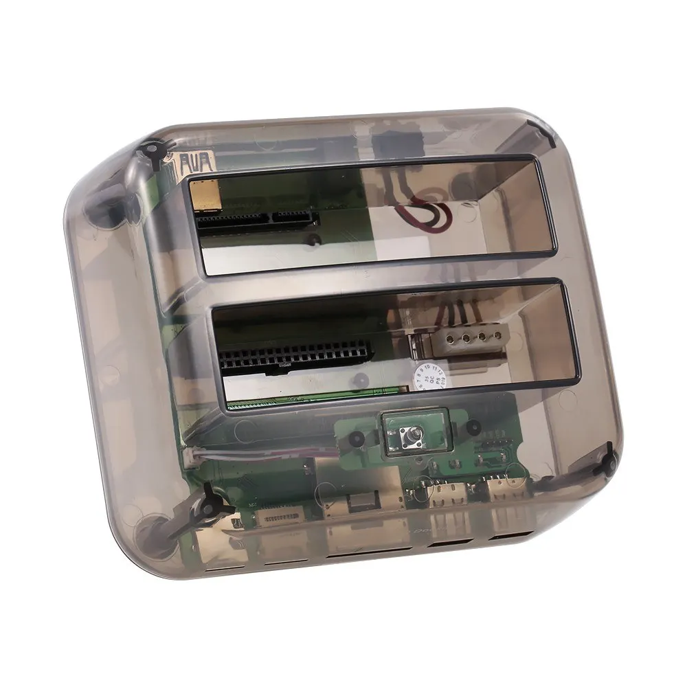 Док станция для жестких дисков прозрачная док 3 0/2 5 дюйма с кардридером TF M2 SD и 2