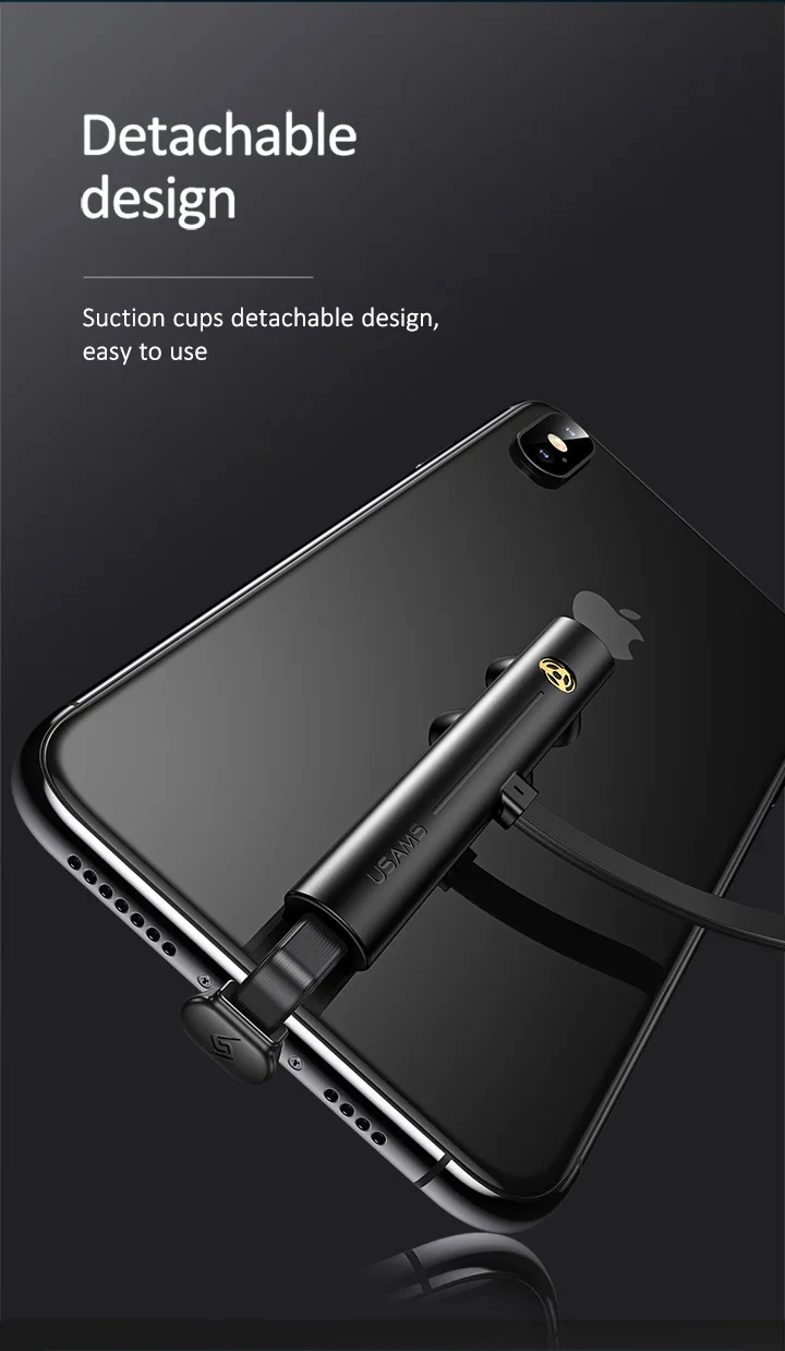 Кабель USAMS type-C 5V-2A для быстрой зарядки USB C, игровой usb-кабель, 180 градусов, быстрая зарядка для iPhone samsung S9 S8