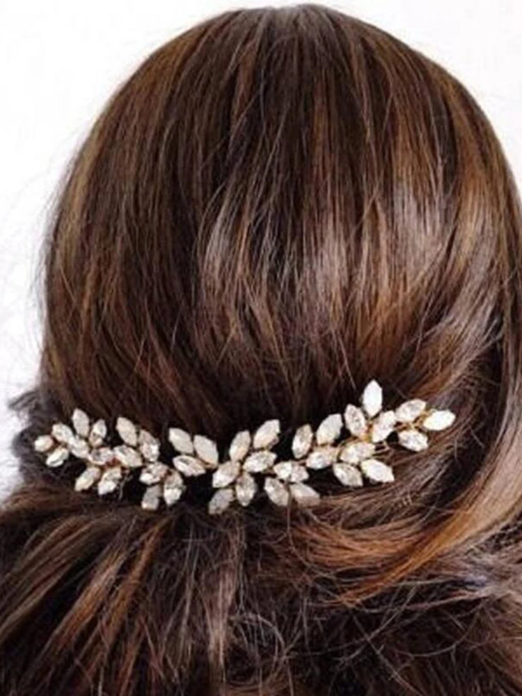 Роскошные Стразы расческа для волос невесты повязка на голову аксессуары
