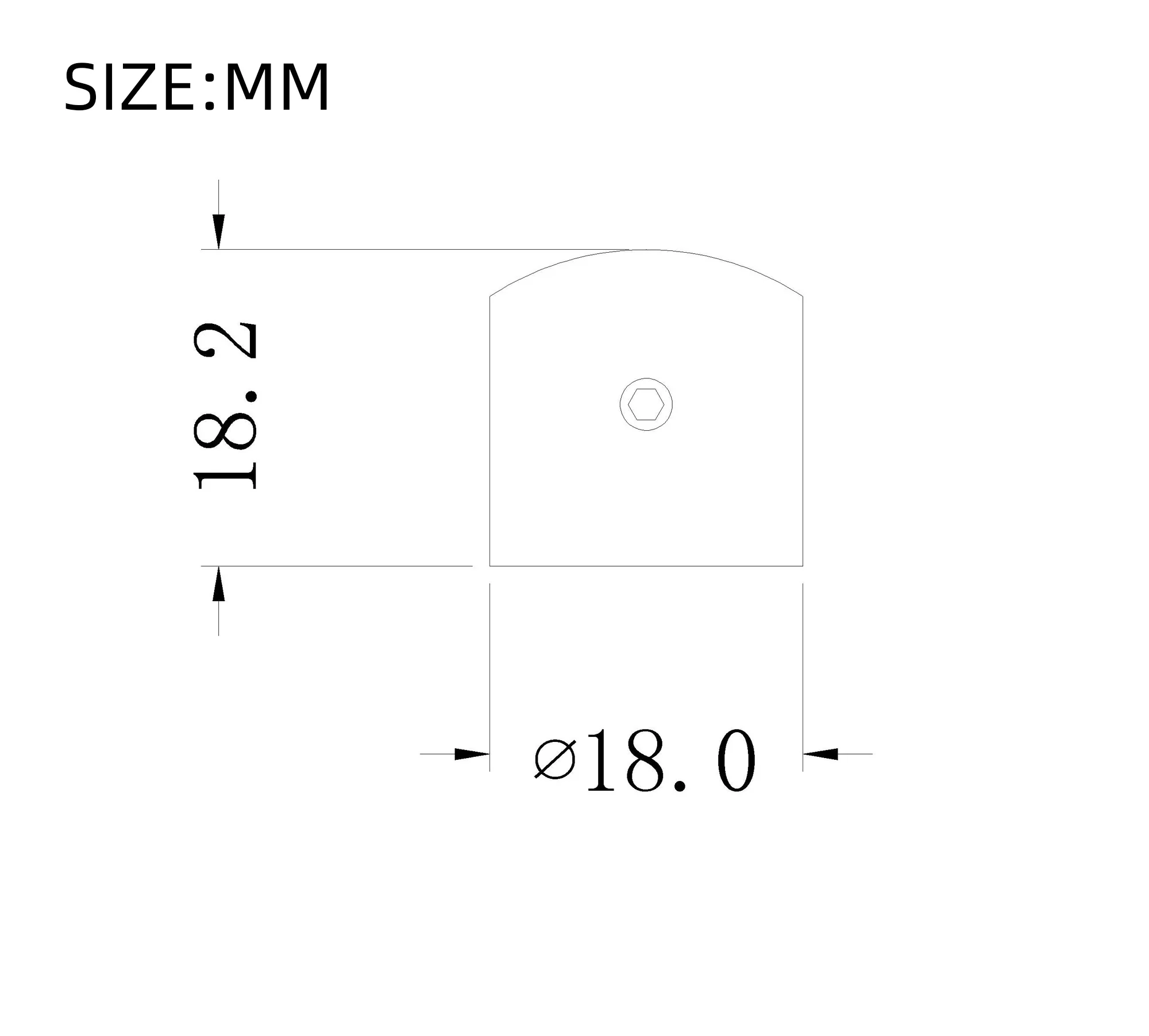 10 шт. металлический купол для настройки тона Ручка с винты шестигранной головкой