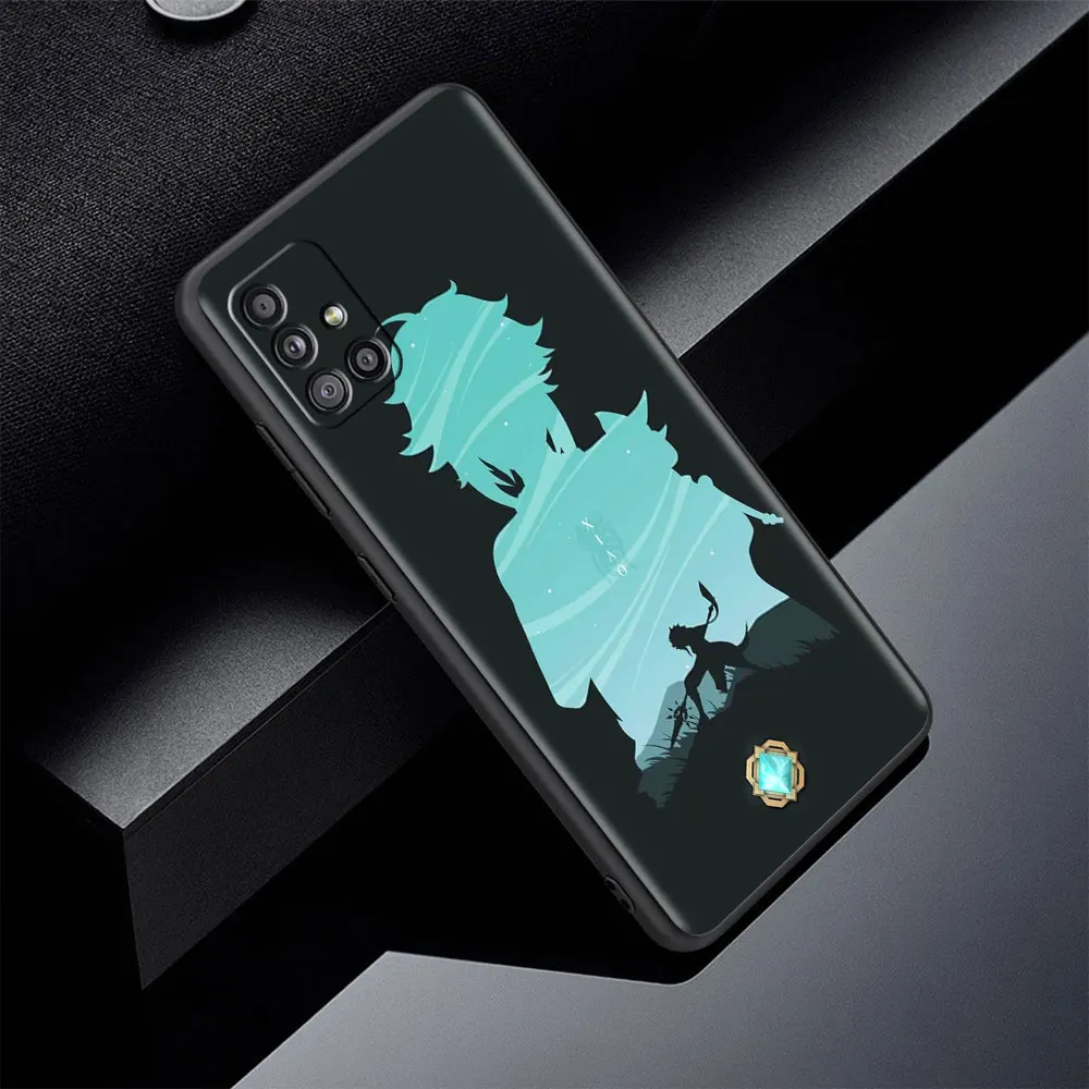 Genshin Impact Anime Funda For Samsung A51 A71 A12 A21s Case for Galaxy A31 A32 A52 A02s A11 A72 A41 Matte Soft Phone Cover