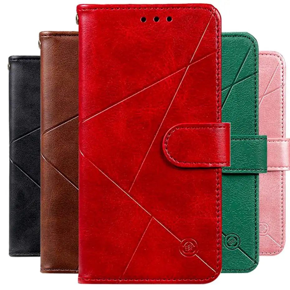 Чехол для телефона из искусственной кожи с откидной крышкой Samsung S10 S20 S9 S8 S7 Plus A10 A20