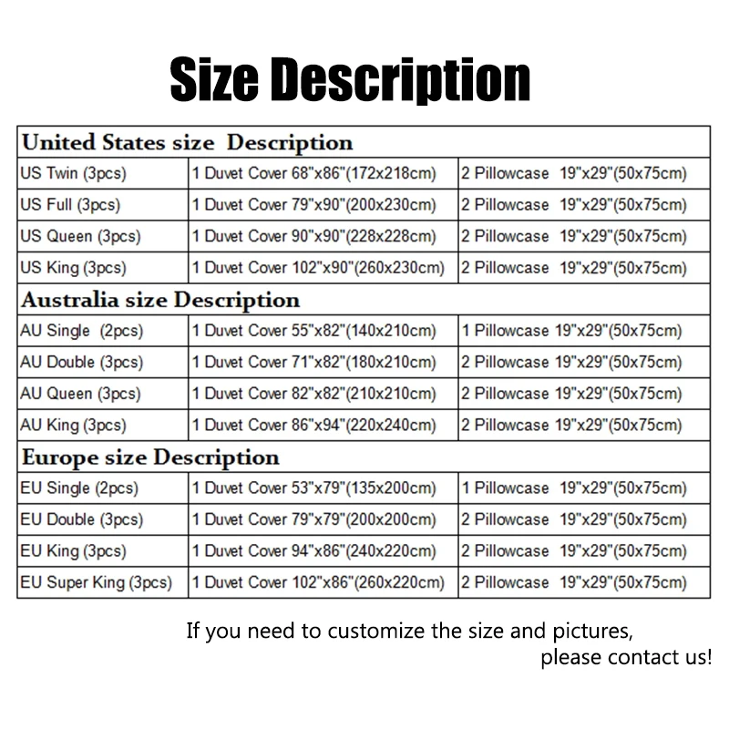 Customized Design Photo Logo Duvet Cover Set Boys Adults Kids Gift Custom DIY Bedding Queen King Size Personalized Bet | Дом и сад