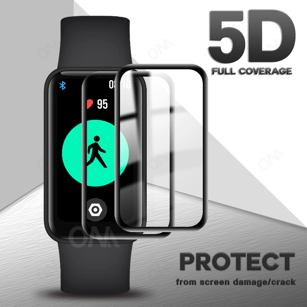 5D Защитная пленка для экрана Xiaomi Redmi Smartband Pro Смарт-часы мягкая защитная крышка