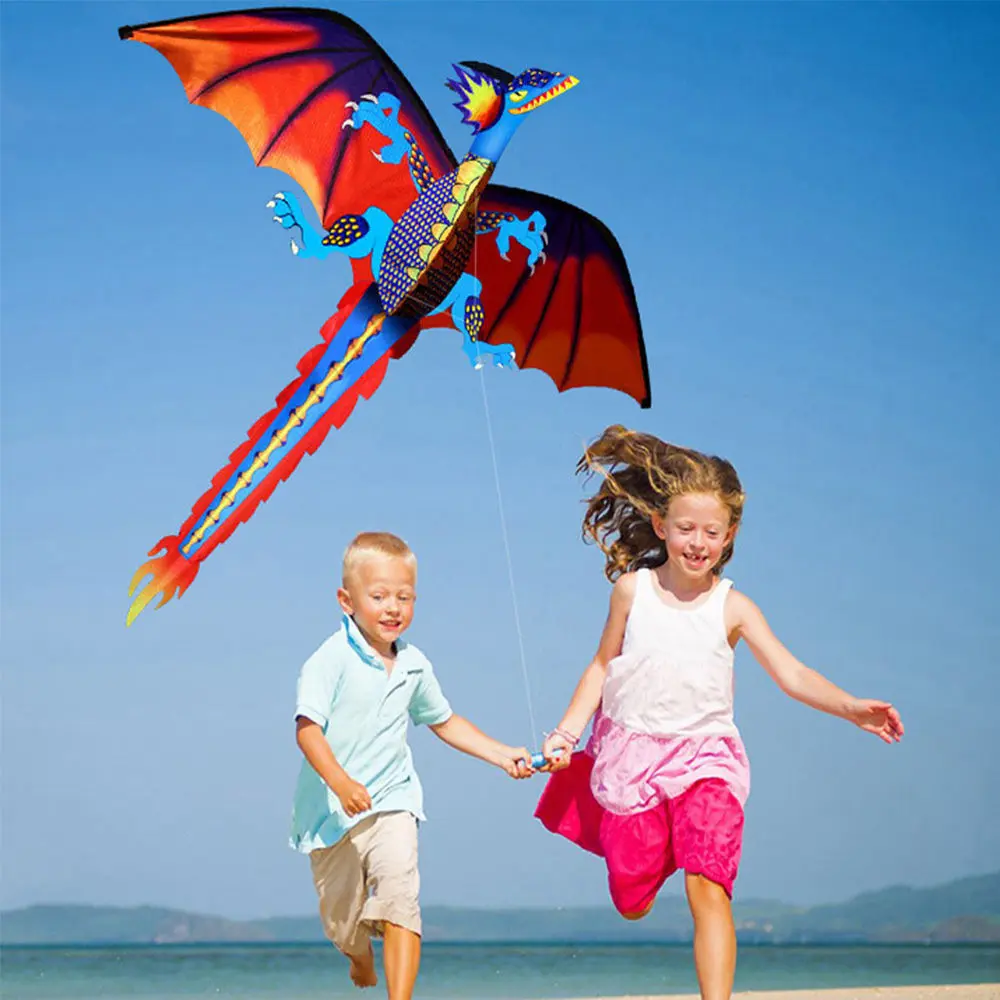 

1 Set Long Tail Kites Cartoon Easy to Fly Kites Outdoor Kites for Kids