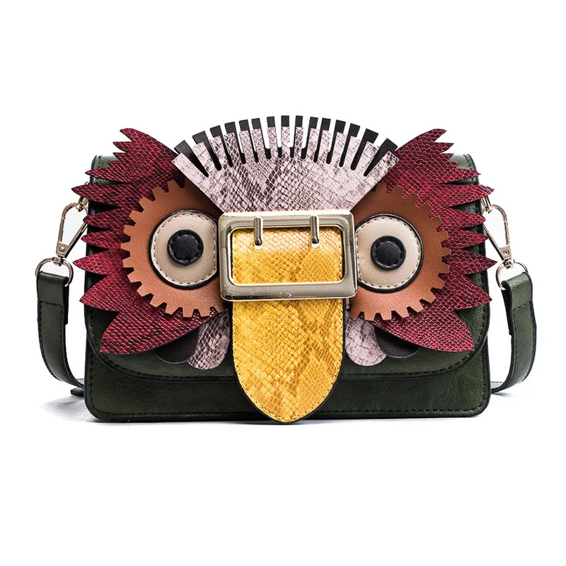 New Ribbon Bird Small Square Bag Contrast Color Personality Single Shoulder Leaning Women's purses and handbags women bag | Багаж и