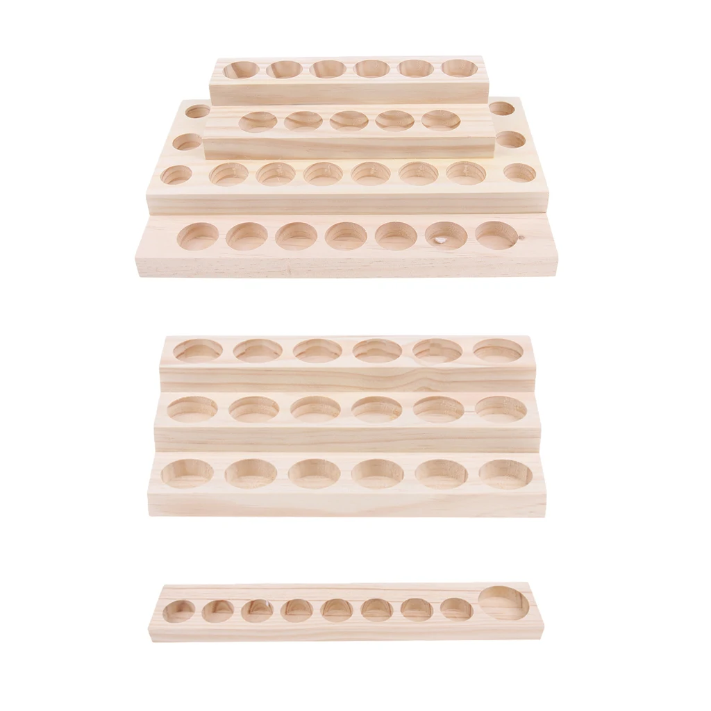 Дерева эфирное масло дисплей стойки держателя для организованного хранения