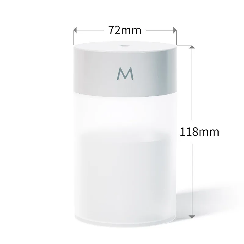 

Mini Atomization Humidifier USB Ultrasonic Aromatherapy Diffuser Portable Car Humidifier with Colorful Light