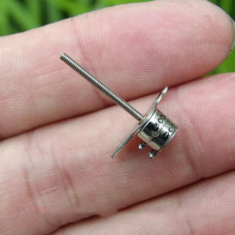 Миниатюрный шаговый двигатель Nidec 6 мм 2 фазный 4 проводной с длинным линейным