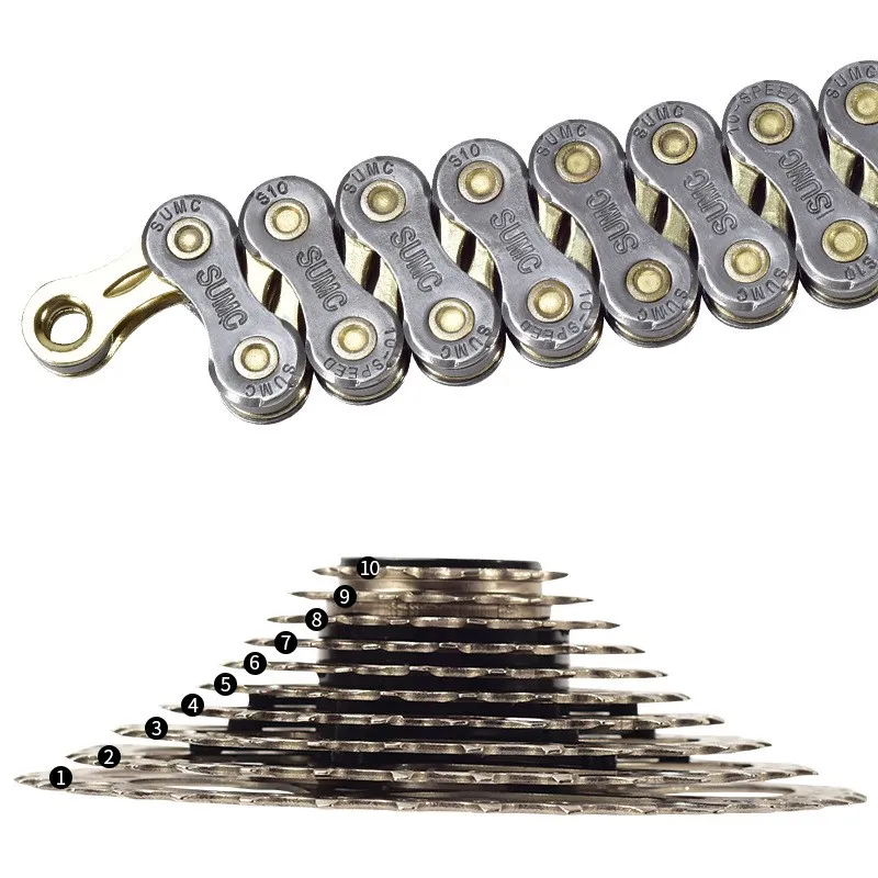 Цепи для горного велосипеда 8/9/10/11 скоростей 116 звеньев S8/S9/S10L/S11L | Спорт и