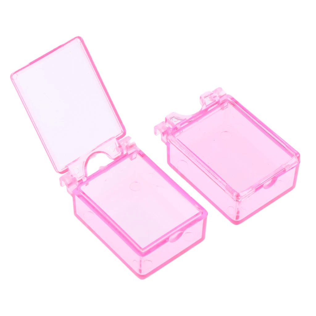 

Empty Plastic Nail Art Tips Storage Case Jewelry Decor Container