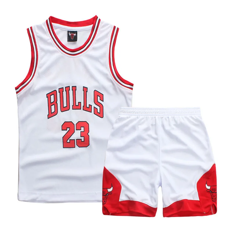 

No:23 Number Basketball Uniform Suit Children Outdoor Sportswear Boys Sleeveless Vest Youth Basketball Vest Shorts Sportswear