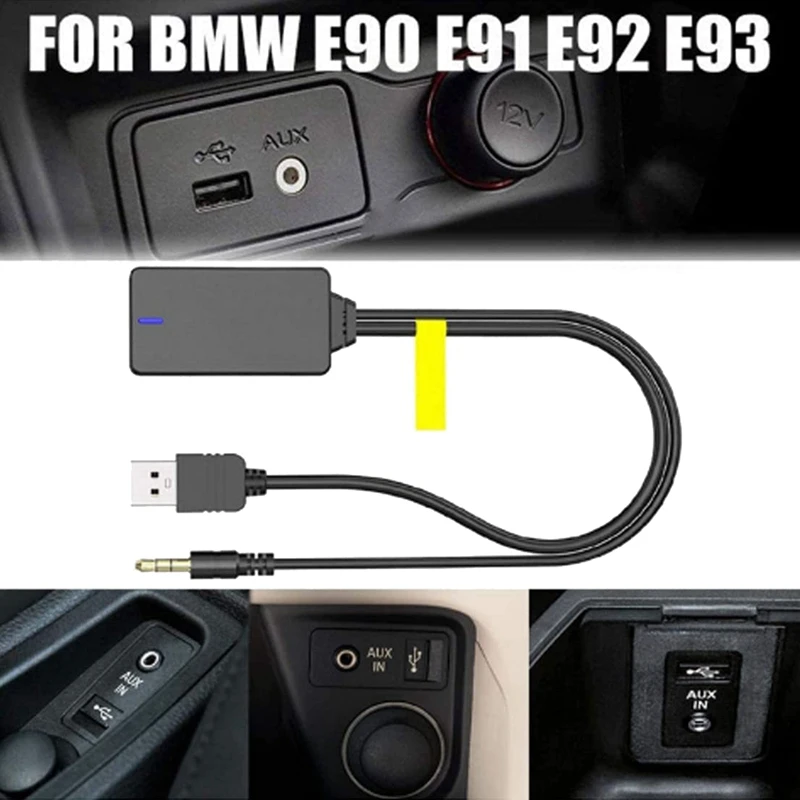 Беспроводной Bluetooth-адаптер аудиовход музыкальный интерфейсный кабель в