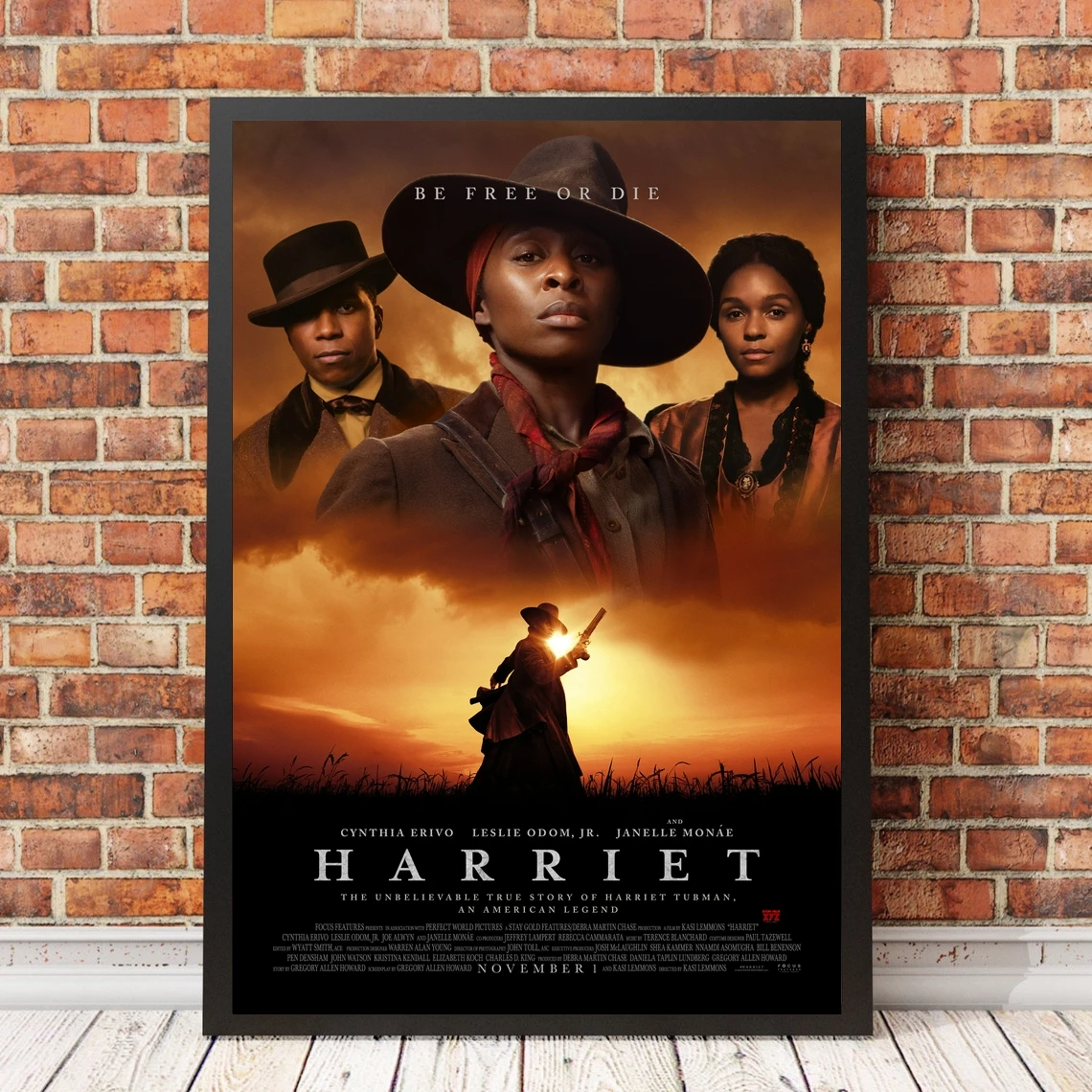 

Harriet обложка фильма постер, холст, художественные принты, украшение для дома, настенная живопись (без рамки)