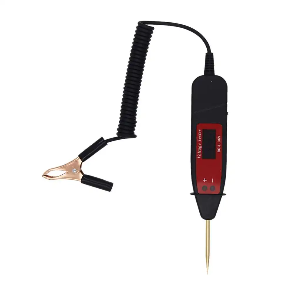 

DC 3-36V Car Digital LCD Electric Voltage Test Pen Probe Detector Tester