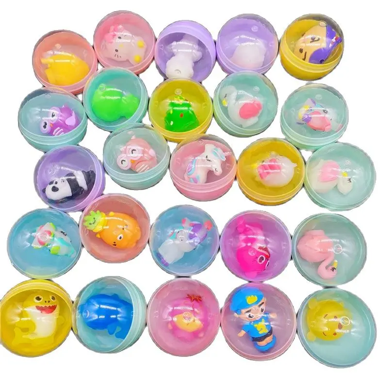 Пластиковые разноцветные шарики в виде капсул 10 шт./лот диаметр 45 мм игрушки с