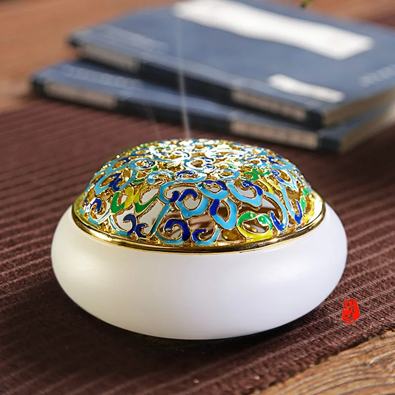 Резная сандаловая горелка для благовоний Zen креативный ладан Agarwood Успокаивающая