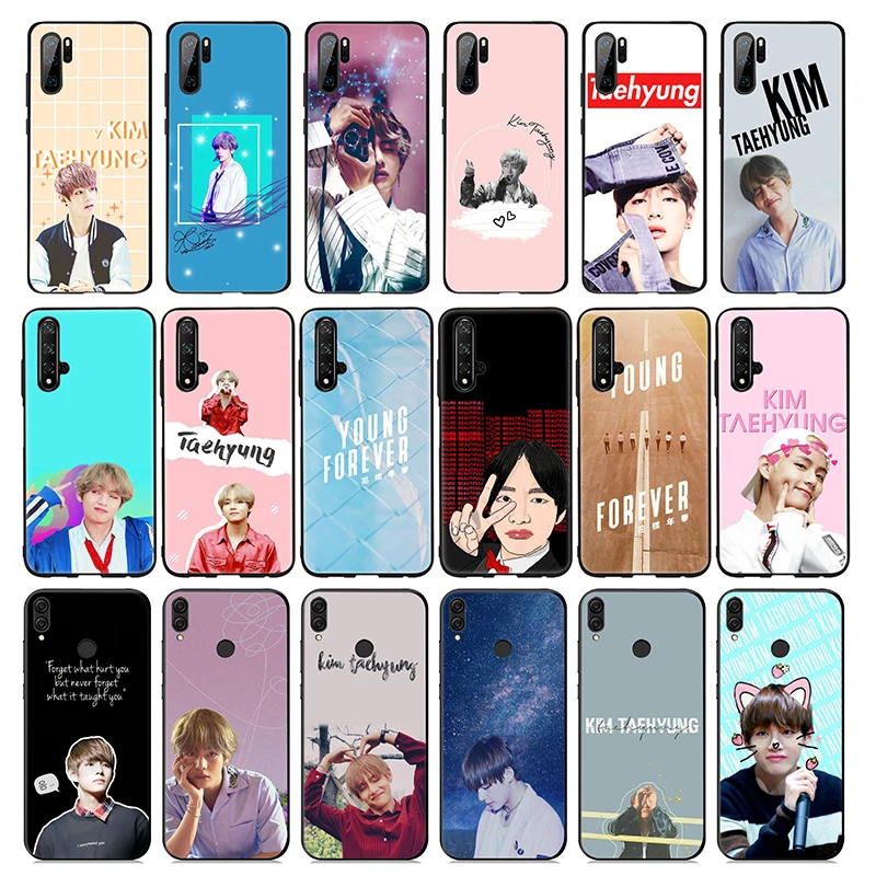 Мягкий силиконовый чехол V Kim Tae Hyung K Pop для huawei Honor 10 9X9 8 8X Lite 7X 7C 7A 6A Note |