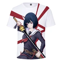 new t shirt japanese anime armed girls machiavellism3d print men women short sleeve clothes feiyi666