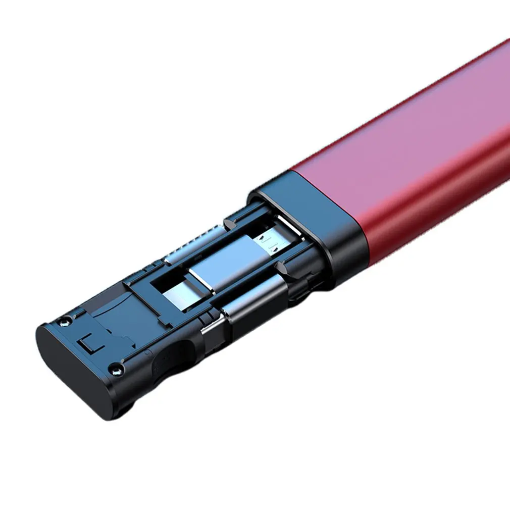 Многофункциональный кабель-Стик 9 в 1 6 типов кабелей с комплектом SIM-карт