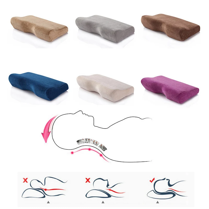 

SB Memory Foam Gel Pillow Summer Ice-cool Slow Rebound Sleep Pillow Orthopedic Soft Health Care Neck Pillow Home Bedding Pillow