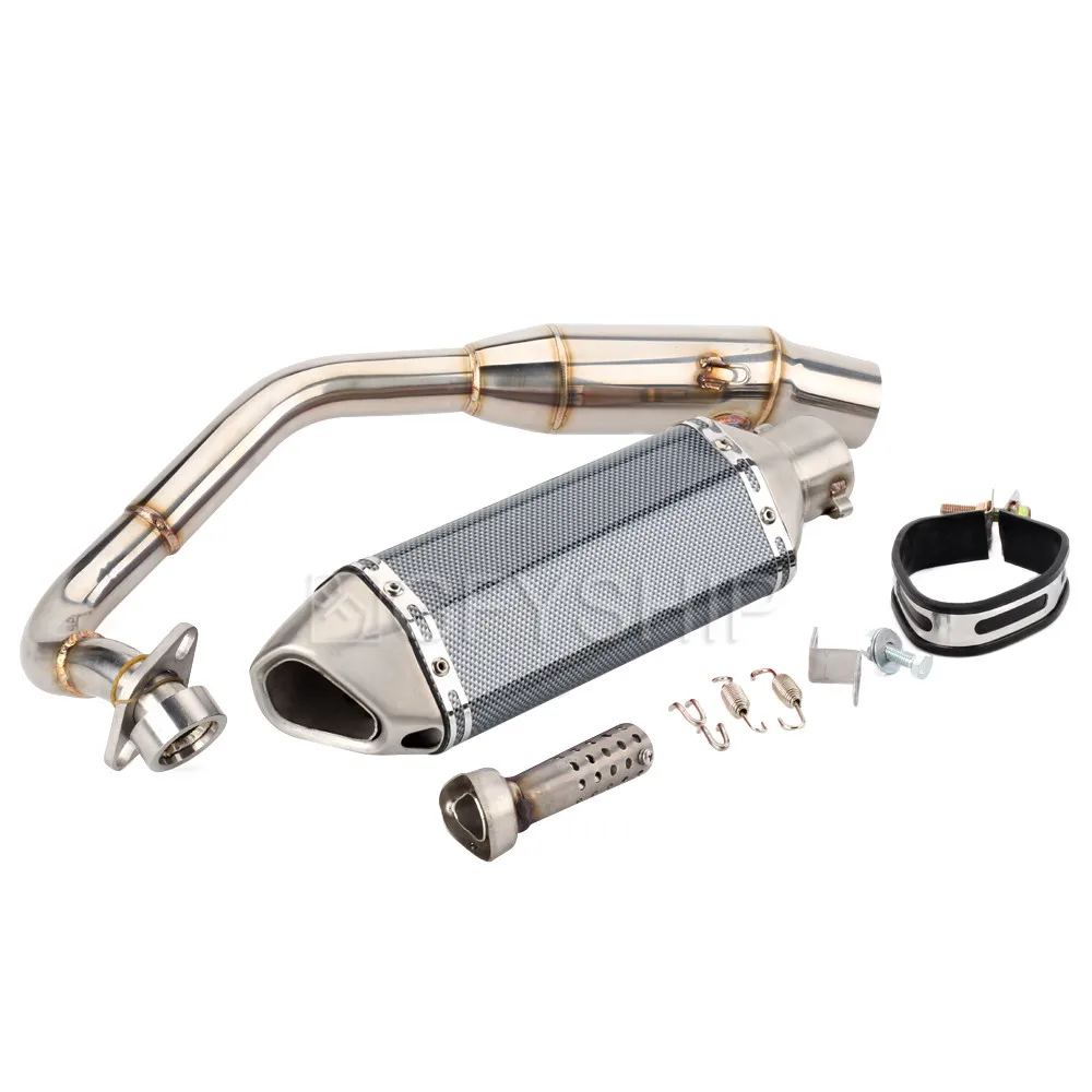 Для Honda FORZA 300 250 FORZA FORZA 300 FORZA 250 FORZA300 NSS300 Escape Slip-on мотоциклетный глушитель с соединительной трубой