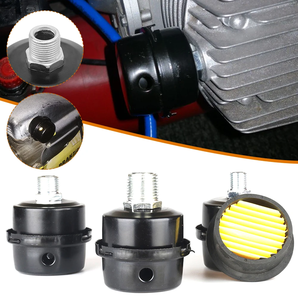 

1PC 13mm 16mm 20mm Metal Air Compressor Parts Intake Filter Noise Muffler Silencer 1/2'' 5/8" 3/4'' Thread M12 Dropshipping