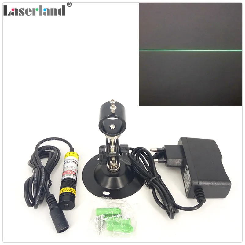 Лазерный модуль 1668 510nm 515nm 520nm 10mW 30mW 80mW с переходным креплением|520nm diode|green laser diode